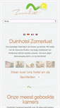 Mobile Screenshot of duinhotelzomerlust.nl